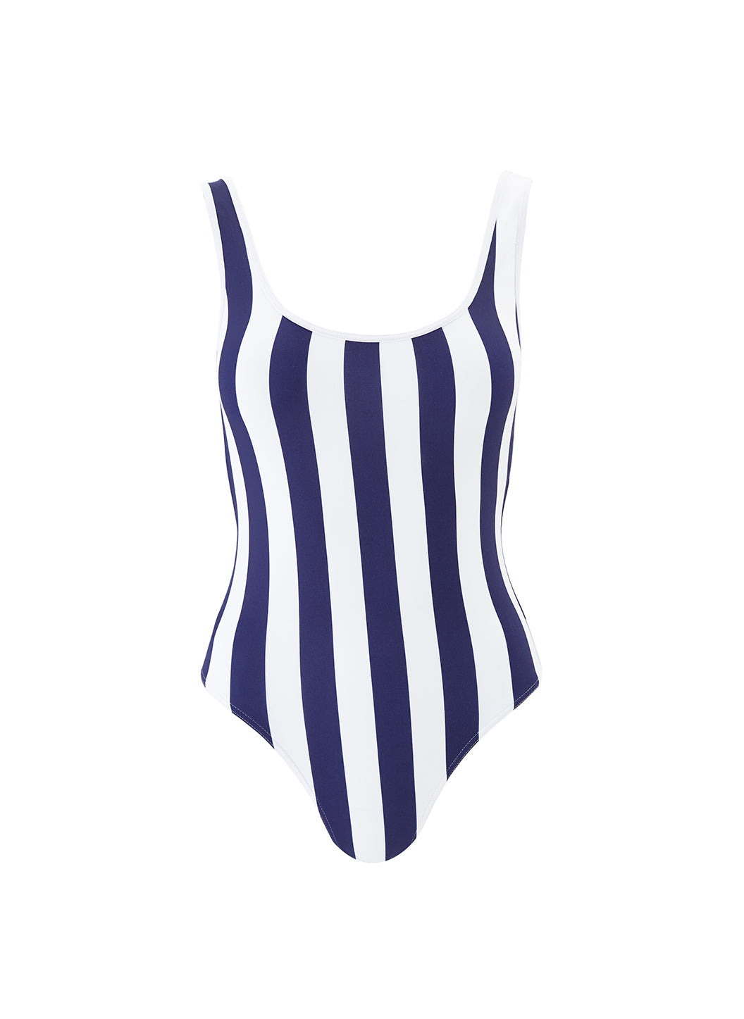 Arezzo Navy Stripe Swimsuit 2024 Cutout