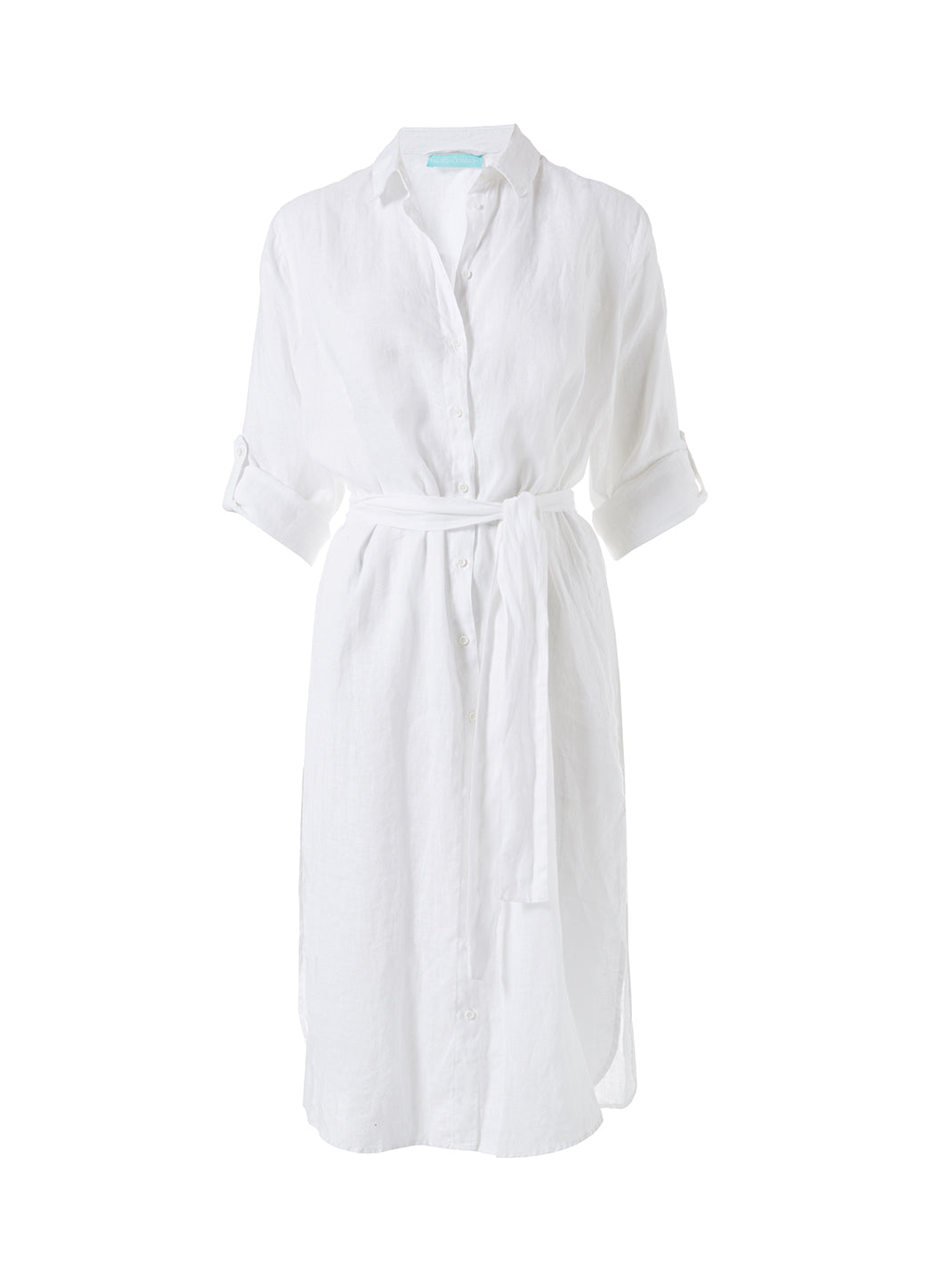 H&m white shops shirt dress