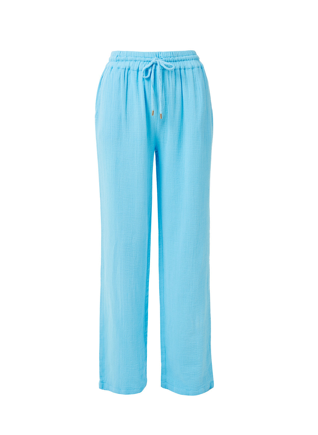 Lindsey Pant Turquoise (Bright Teal) – koihappiness