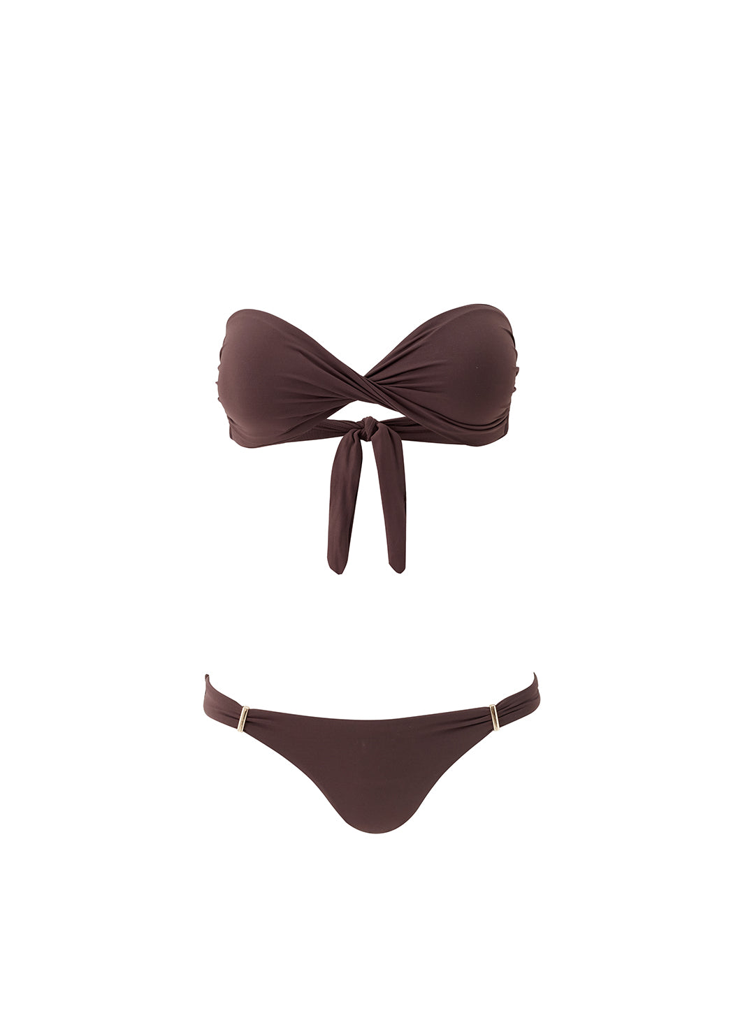 Exclusive Martinique Brown Bandeau Bikini Official US Site
