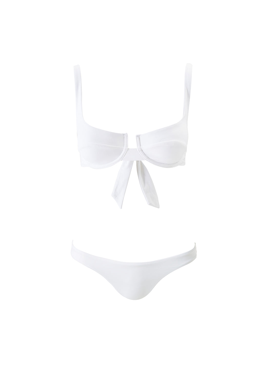 Milan White Bikini 2024 Cutout