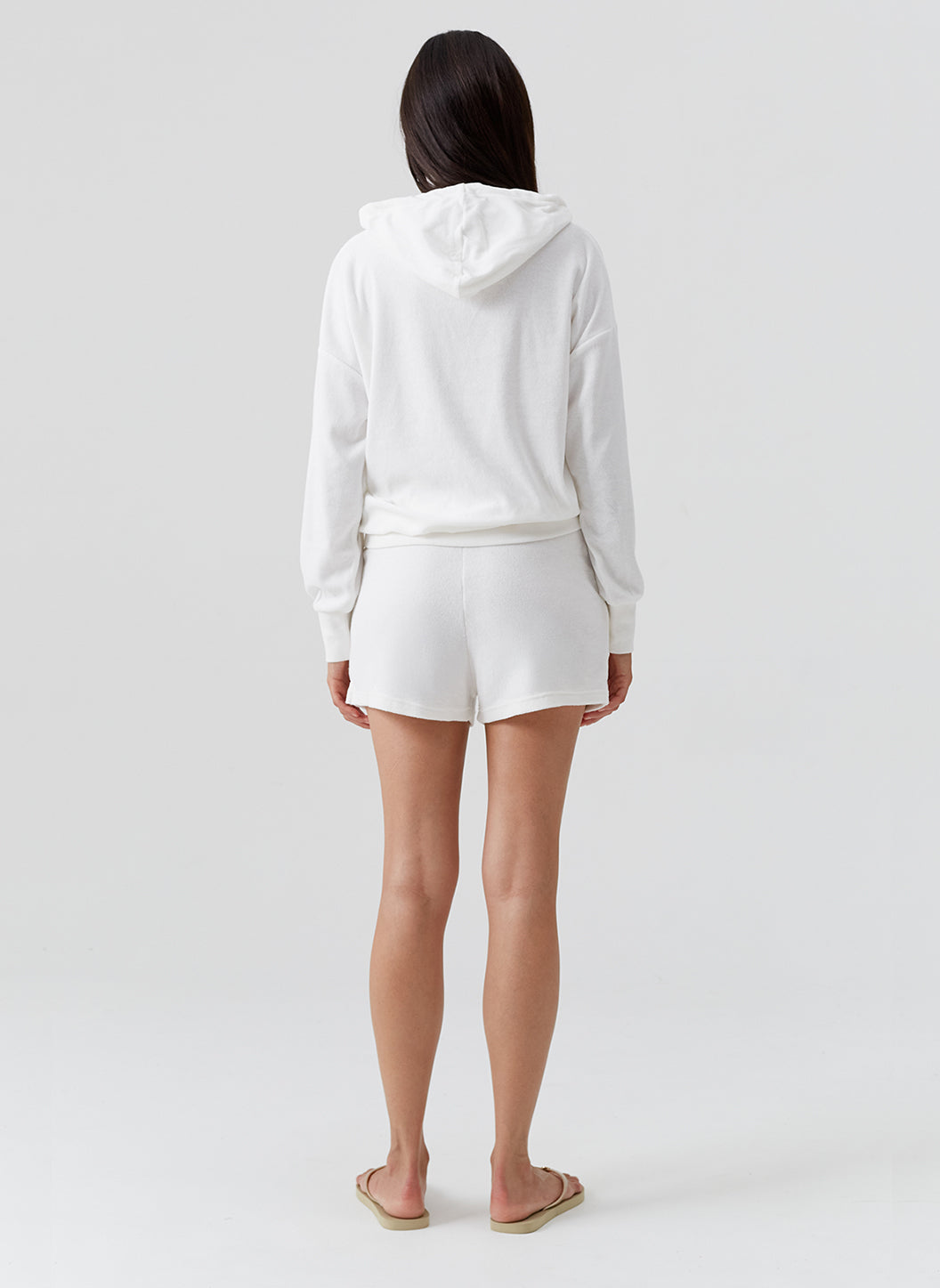 Nora White Hoodie | Official Site