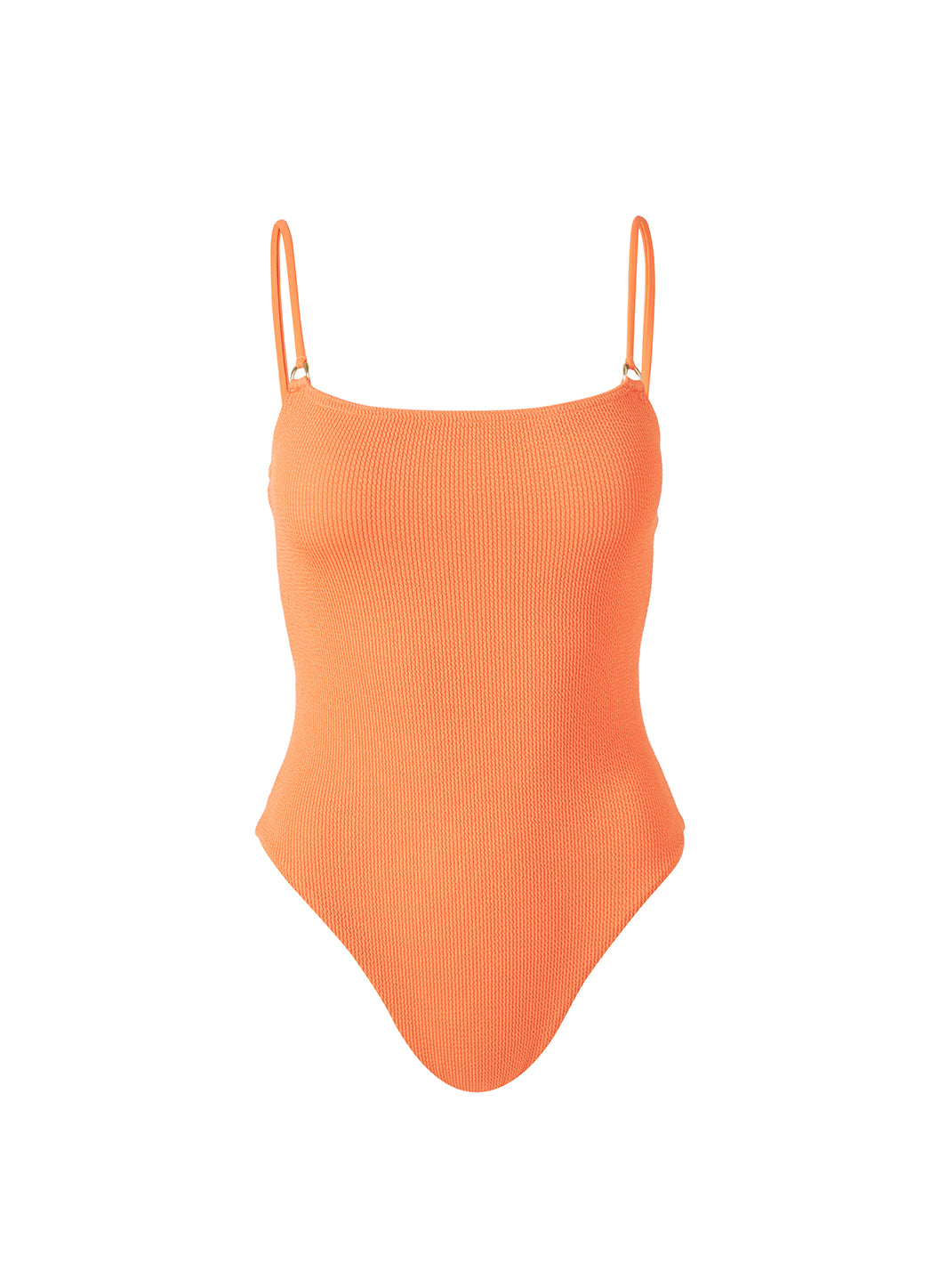 palma orange ridges swimsuit cutouts 2024
