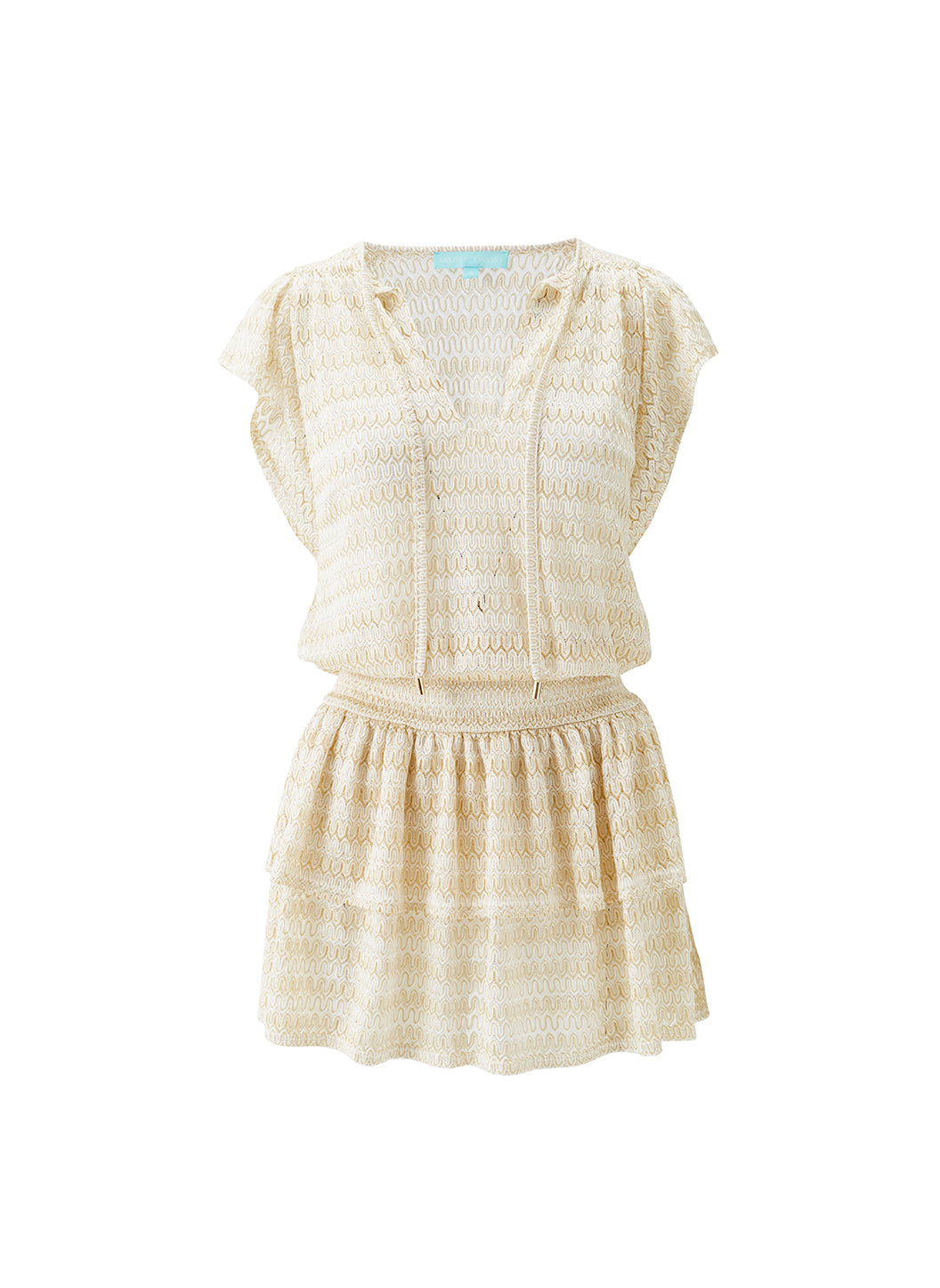 Remi Gold Short Crochet Dress | Official Site Xs Remi Gold Short Crochet Dress | Official Site Xs