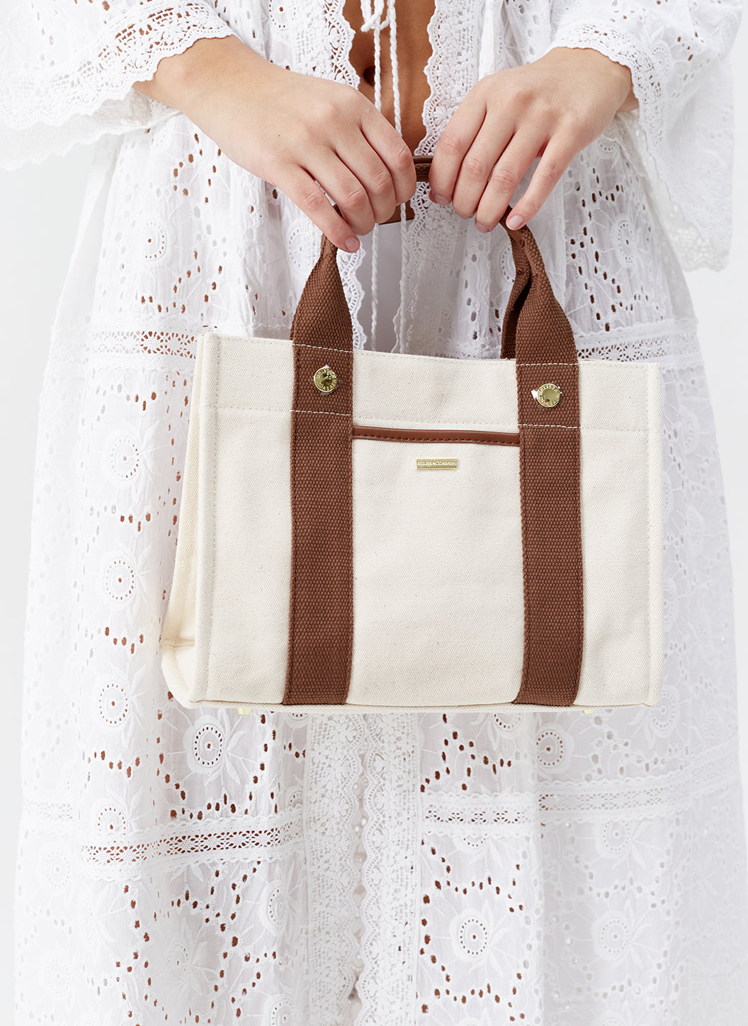 Rhodes Beige/Brown Tote | Official US Site