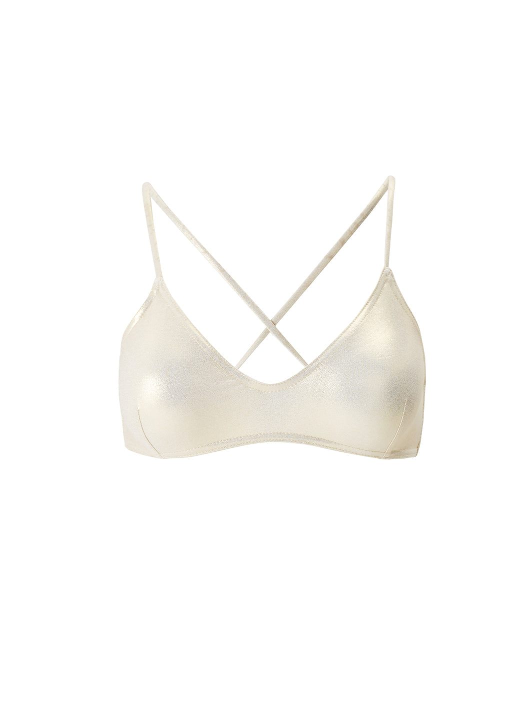 Luxury Gold Bikini Top