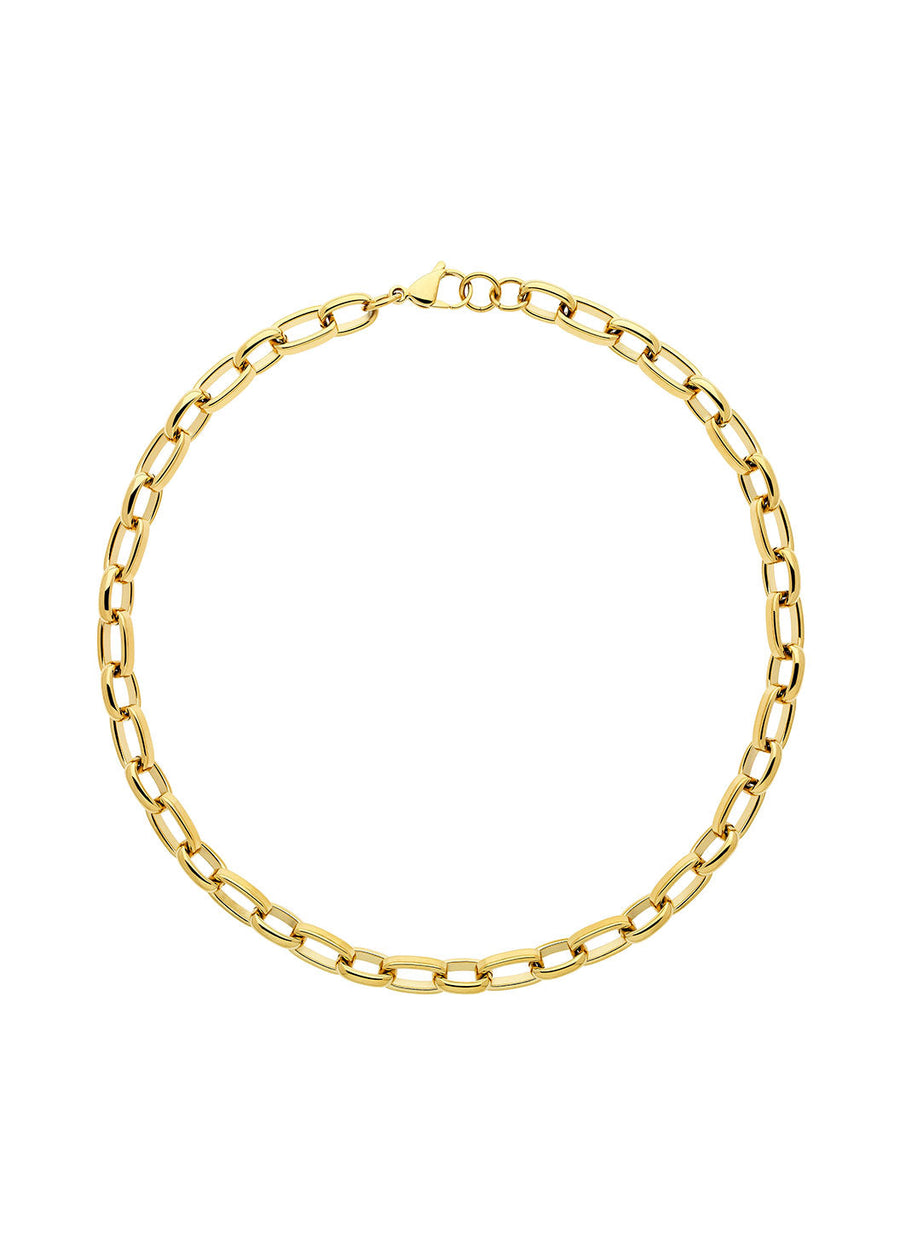 Gold Chunky Chain Necklace