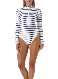 Aruba Nautical Stripe Swimsuit Model 2023 P