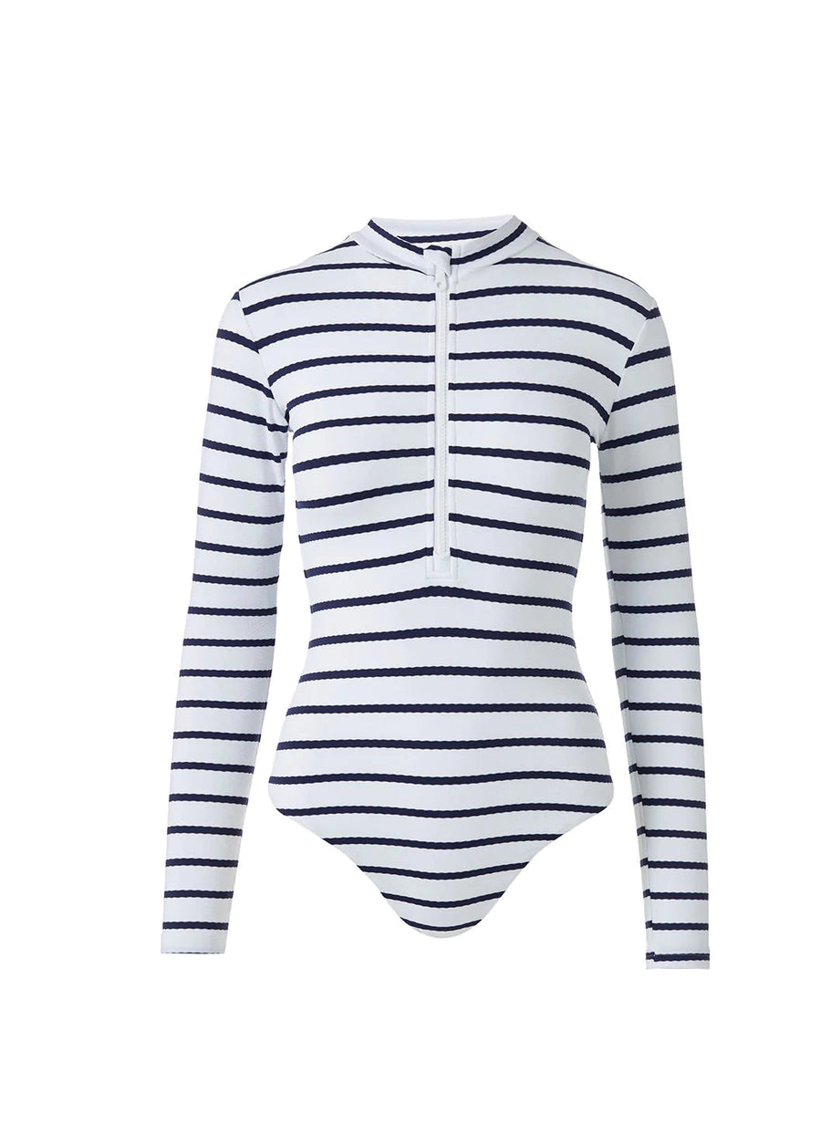 Aruba Stripe Swimsuit Cutout 2023