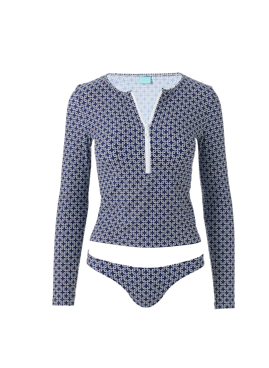 Cali Navy Links Bikini Cutout 2023