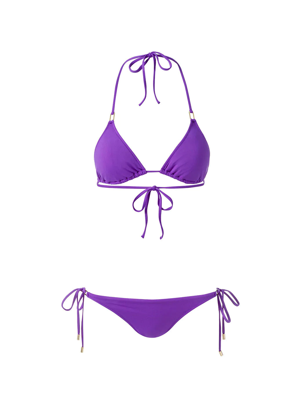 Melissa Odabash Cancun Violet Classic Triangle Bikini | Official 