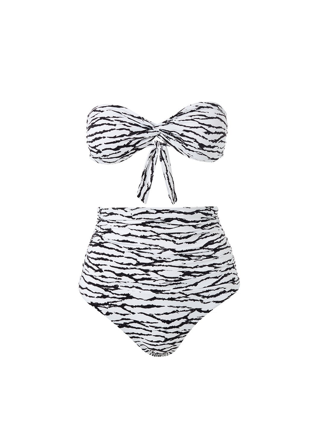 Tiger print bikini set best sale