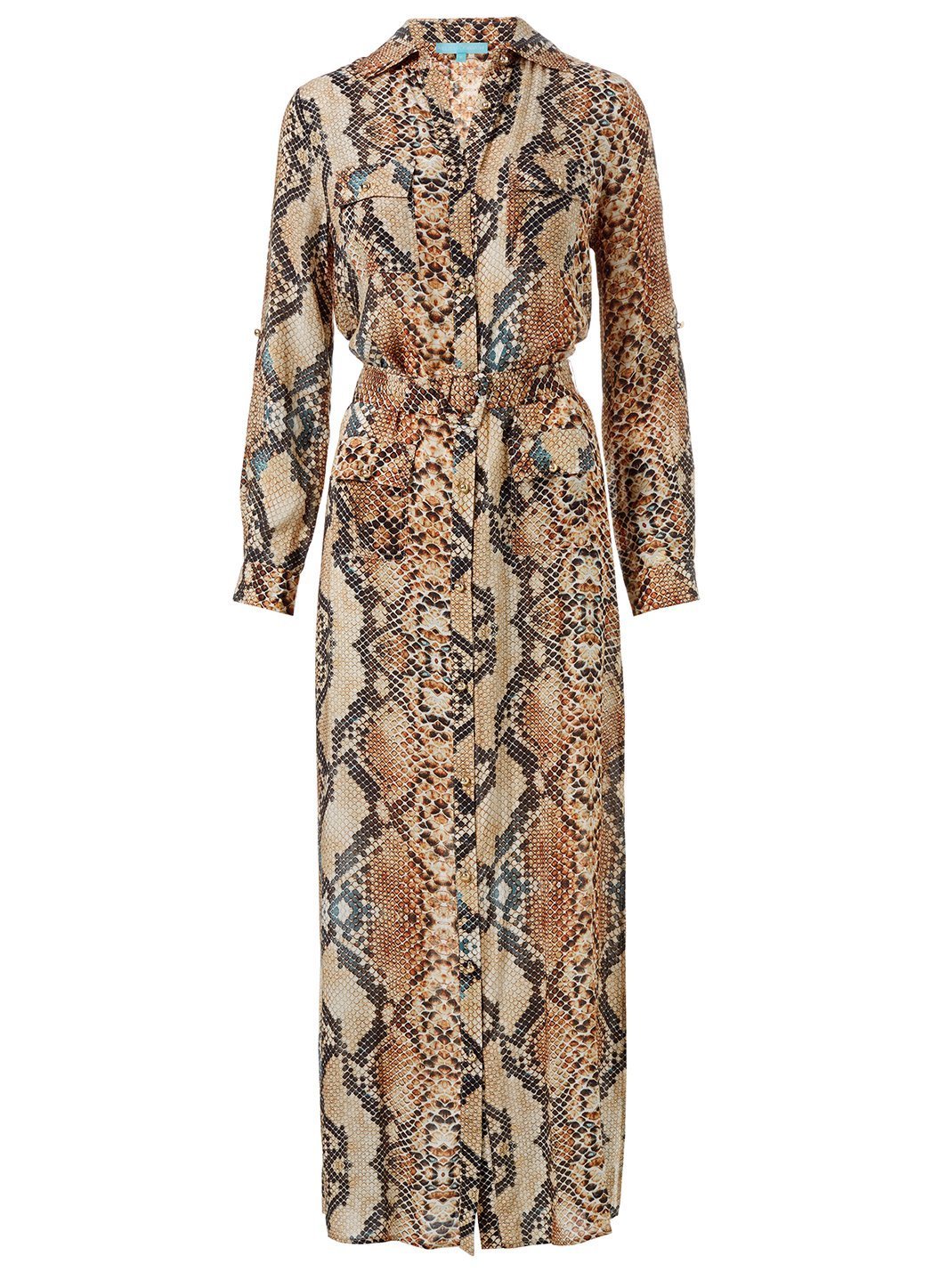 Peggy Snake Print Dress