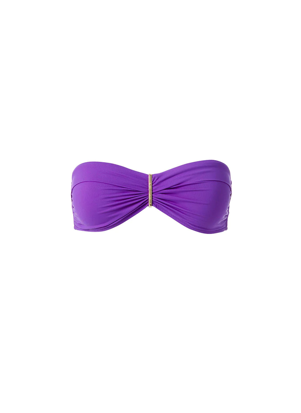Dia Keyhole Cutout Bikini Top in Purple