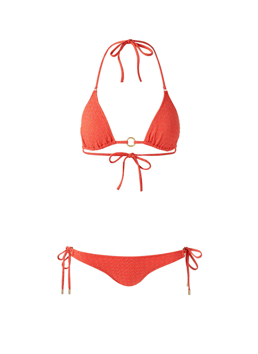 Venice Apricot Zigzag Bikini Cutout 2023