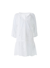 Girls Ashley White Kaftan