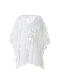 Girls Sharize White Kaftan