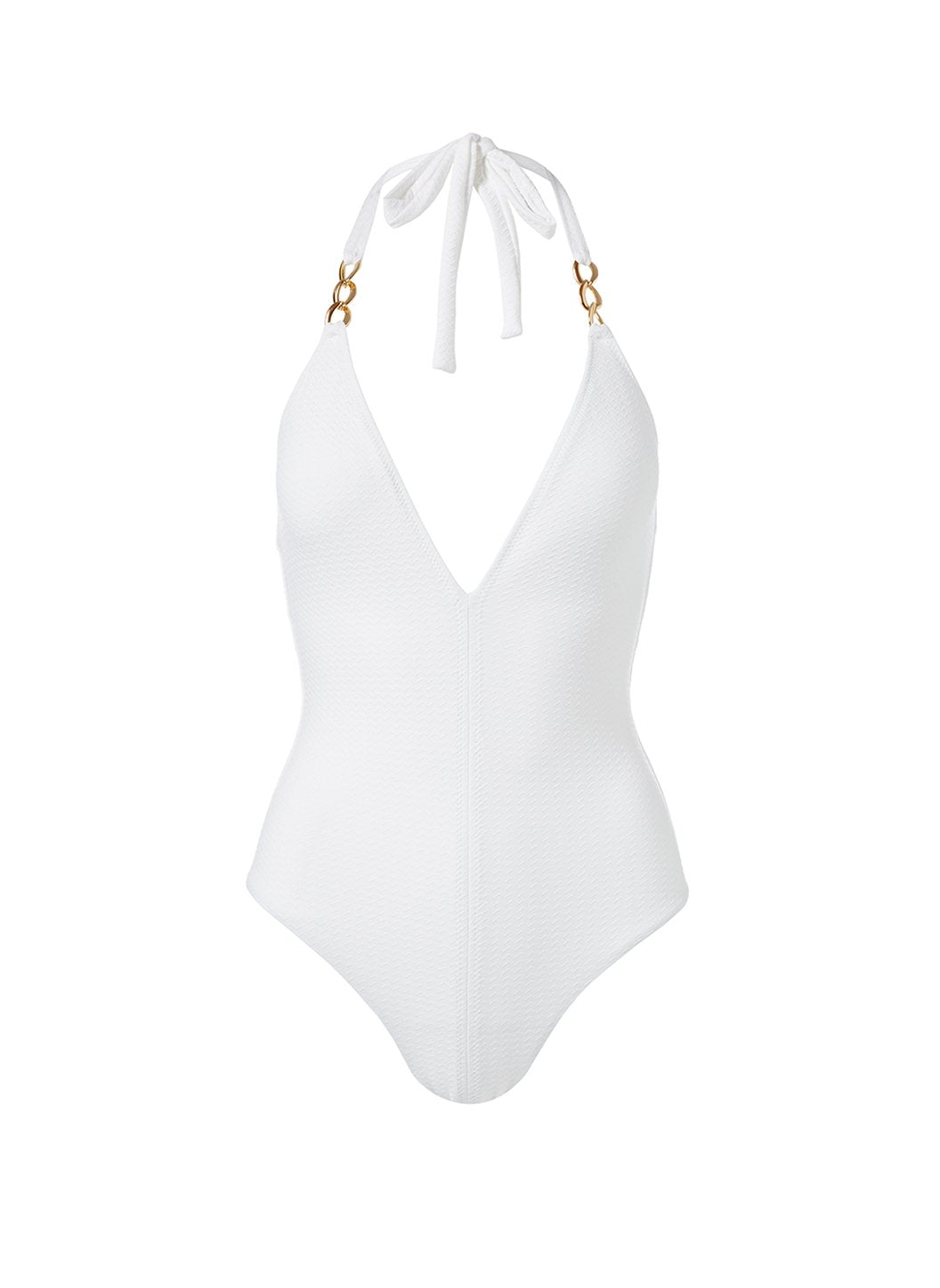 Naples White Mazy Swimsuit