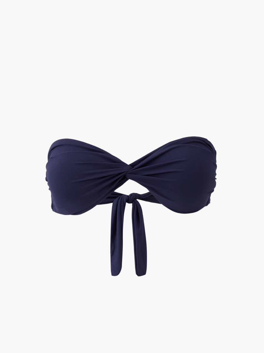 Nevis Navy Bikini Top