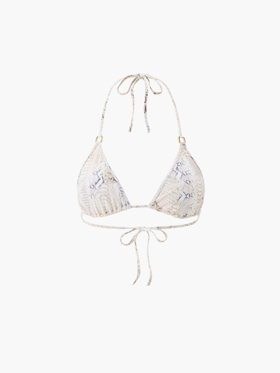 Malta Lizard Bikini Top