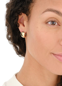 Gold huggy hoops