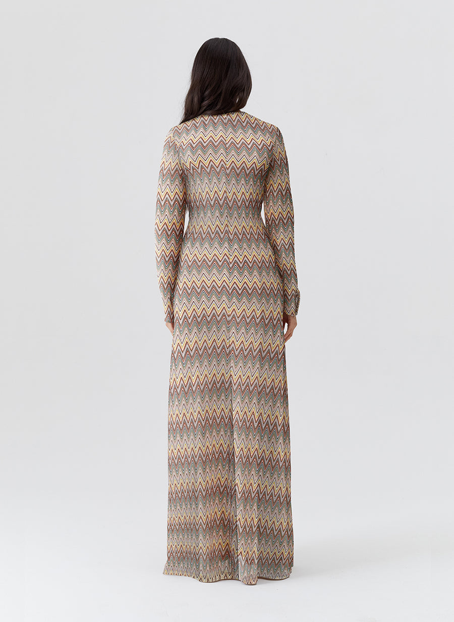Lily Zigzag Dress_model (1)