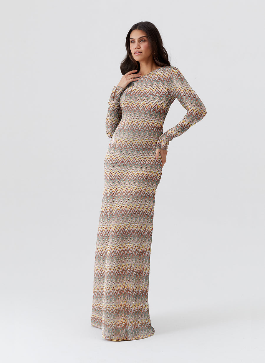 Lily Zigzag Dress_model (2)
