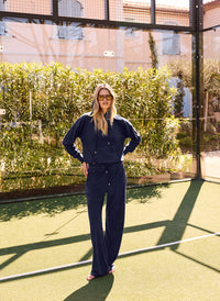 Nora Navy Hoodie and Betty Navie Trousers