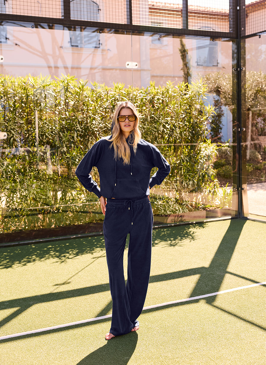 Nora Navy Hoodie and Betty Navie Trousers