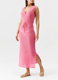 Annabel Pink Dress 2024 Model Front