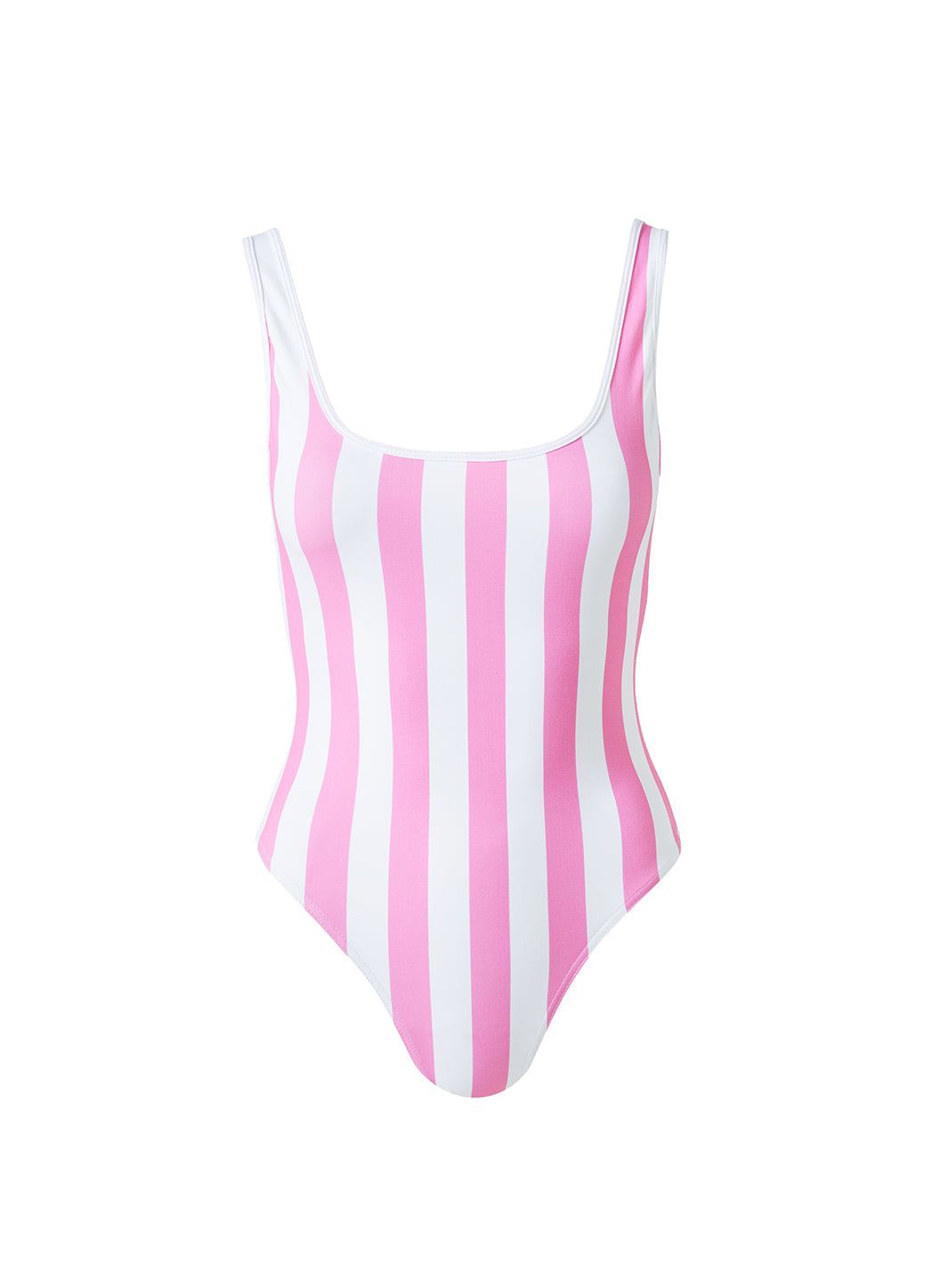 Arezzo Pink Stripe Swimsuit 2024 Cutout