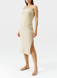 Aubrey Stripe Dress 2024 Model Front