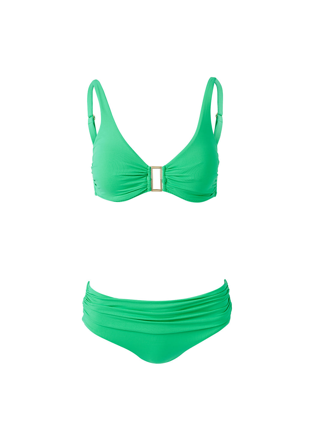 Bel Air Green Bikini 2024 Cutout