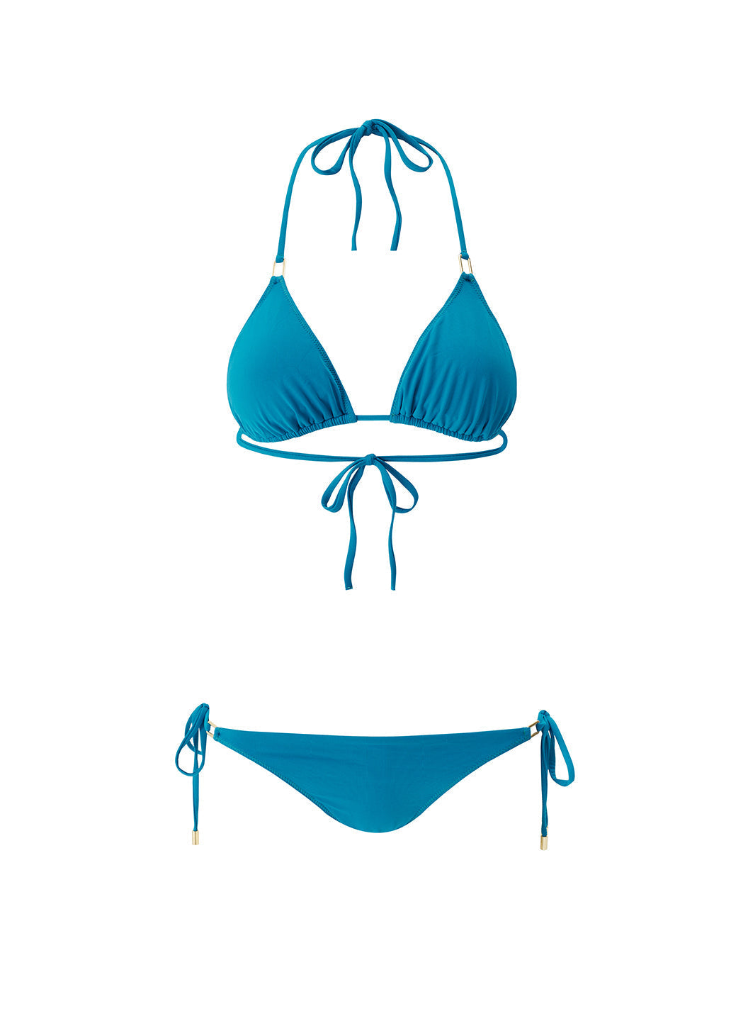 Teal triangle bikini online