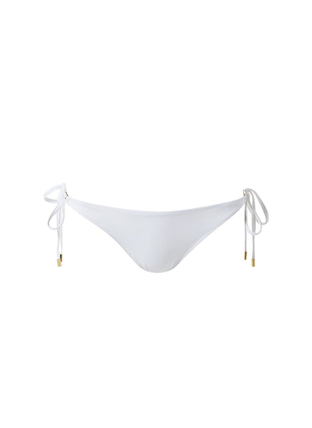 ビキニ ERES White stretch nylon bikini bottom (041404 BLANCN) White stretch nylon bikini bottom – G&B