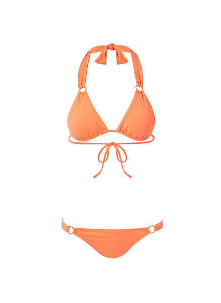 Etam TWIGY BIKI STANDARD - Bikini bottoms - coral/orange 