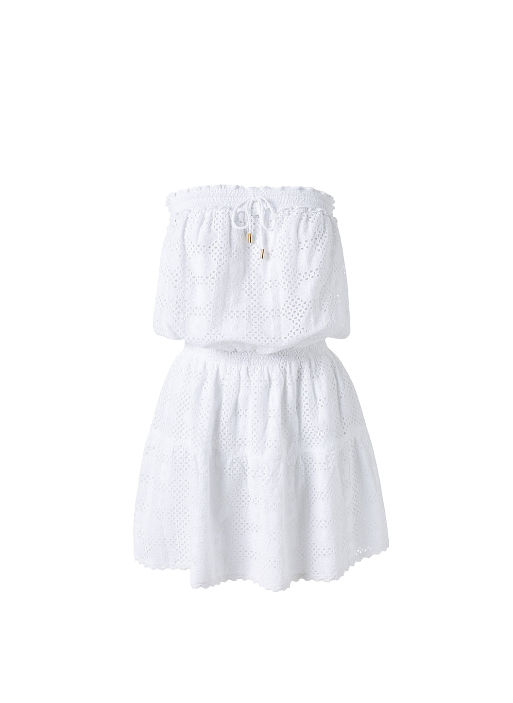 Colette broderie anglaise cotton minidress
