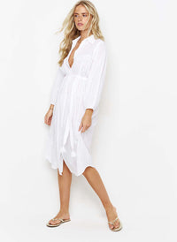 Cressida White Dress Model_Studio