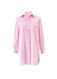 Francesca Pink Stripe Shirt 2024 Cutout