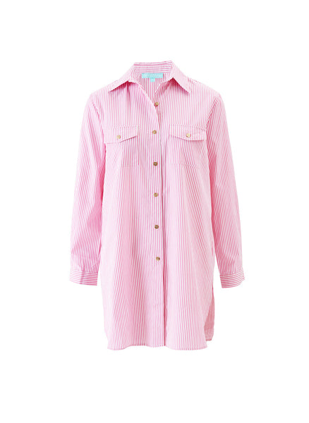 Francesca Pink Stripe Shirt | Official US Site