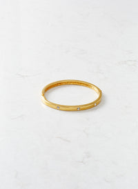 Gold Crystal Bangle