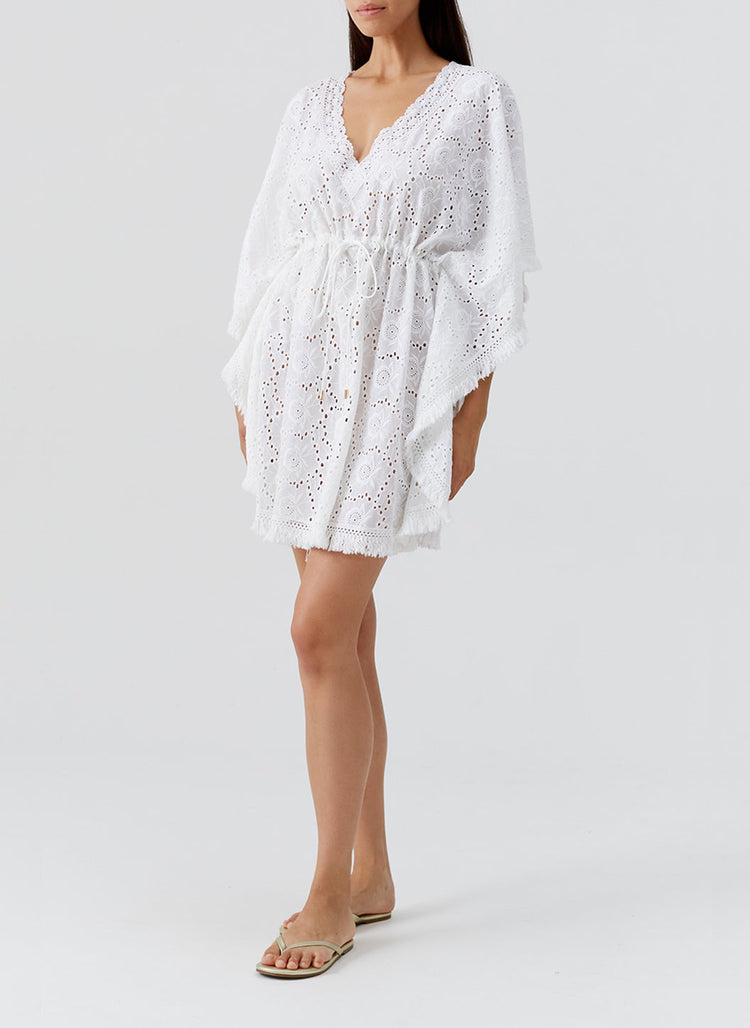white beach cover up dress Women's Catalina Cover-Up with Pockets which makes it incredibly soft Maxi Dress White Beach Cover