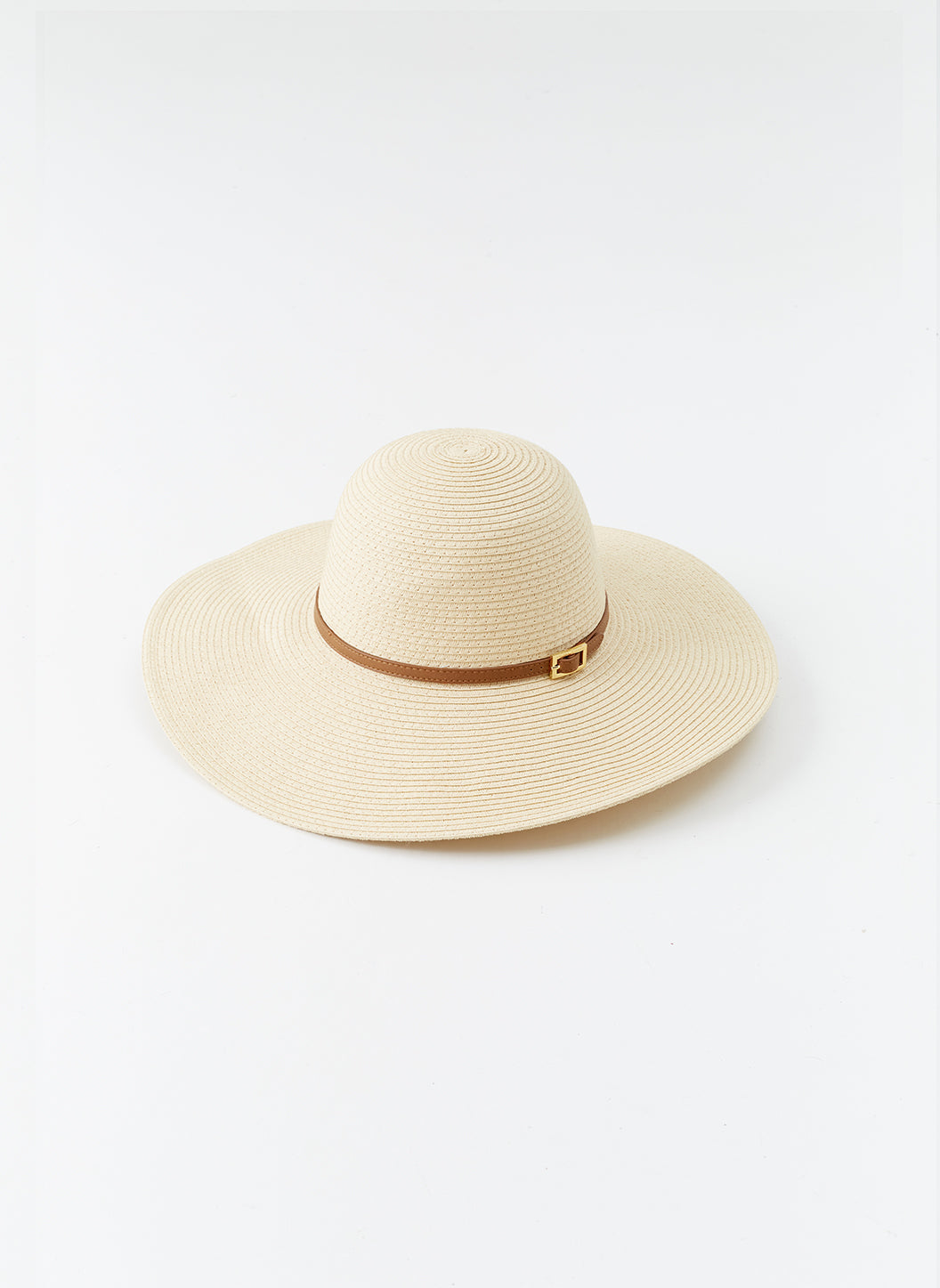 Melissa Odabash cream toned fedora hat with pale pink ribbon band and gold charm Fedora Cream/Beige Hat | Official US Site main image 4