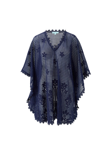 Josie Navy Short Kaftan | Official Site