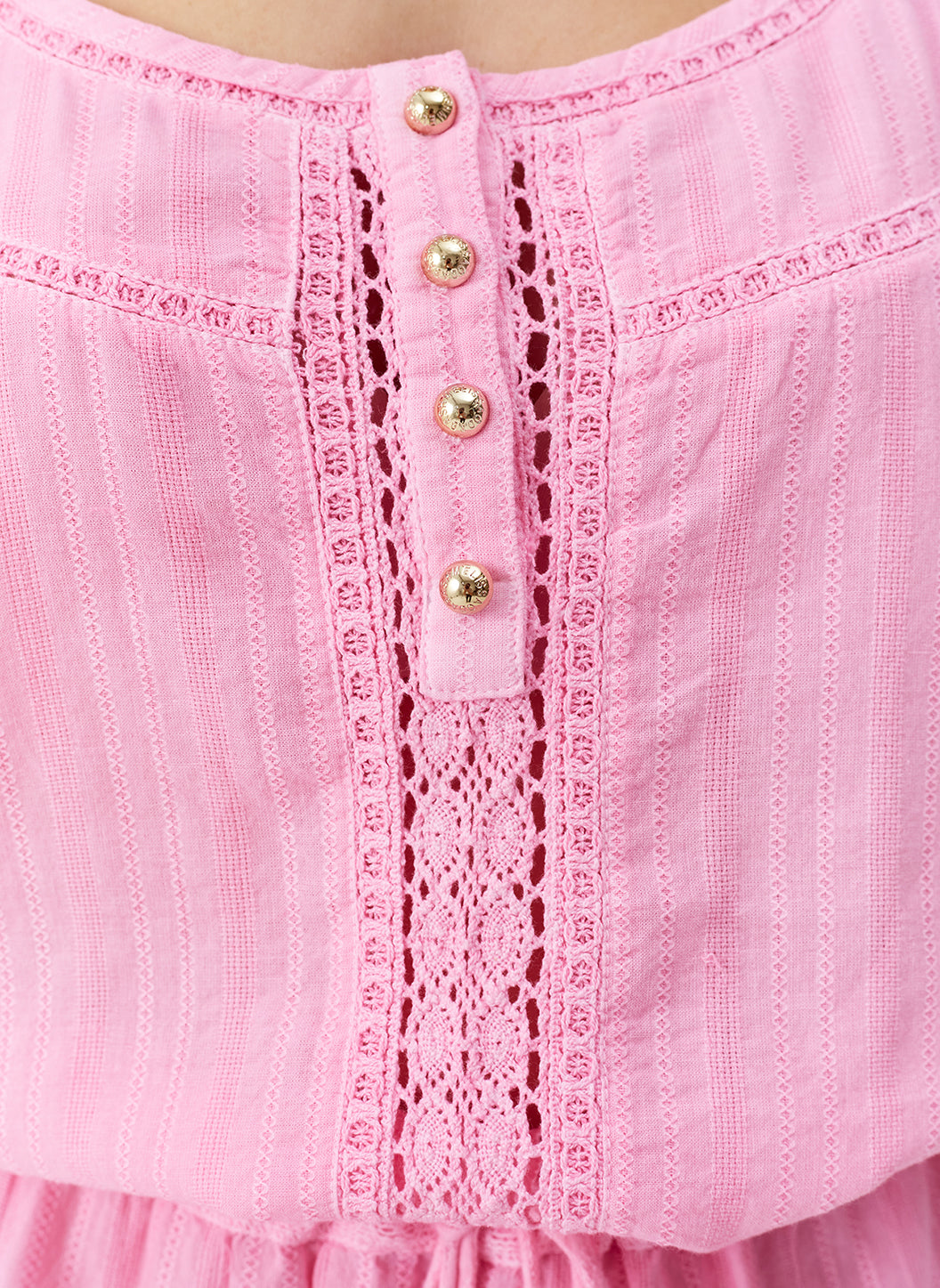 Kelly Pink Over The Shoulder Short Dress | Official US Site