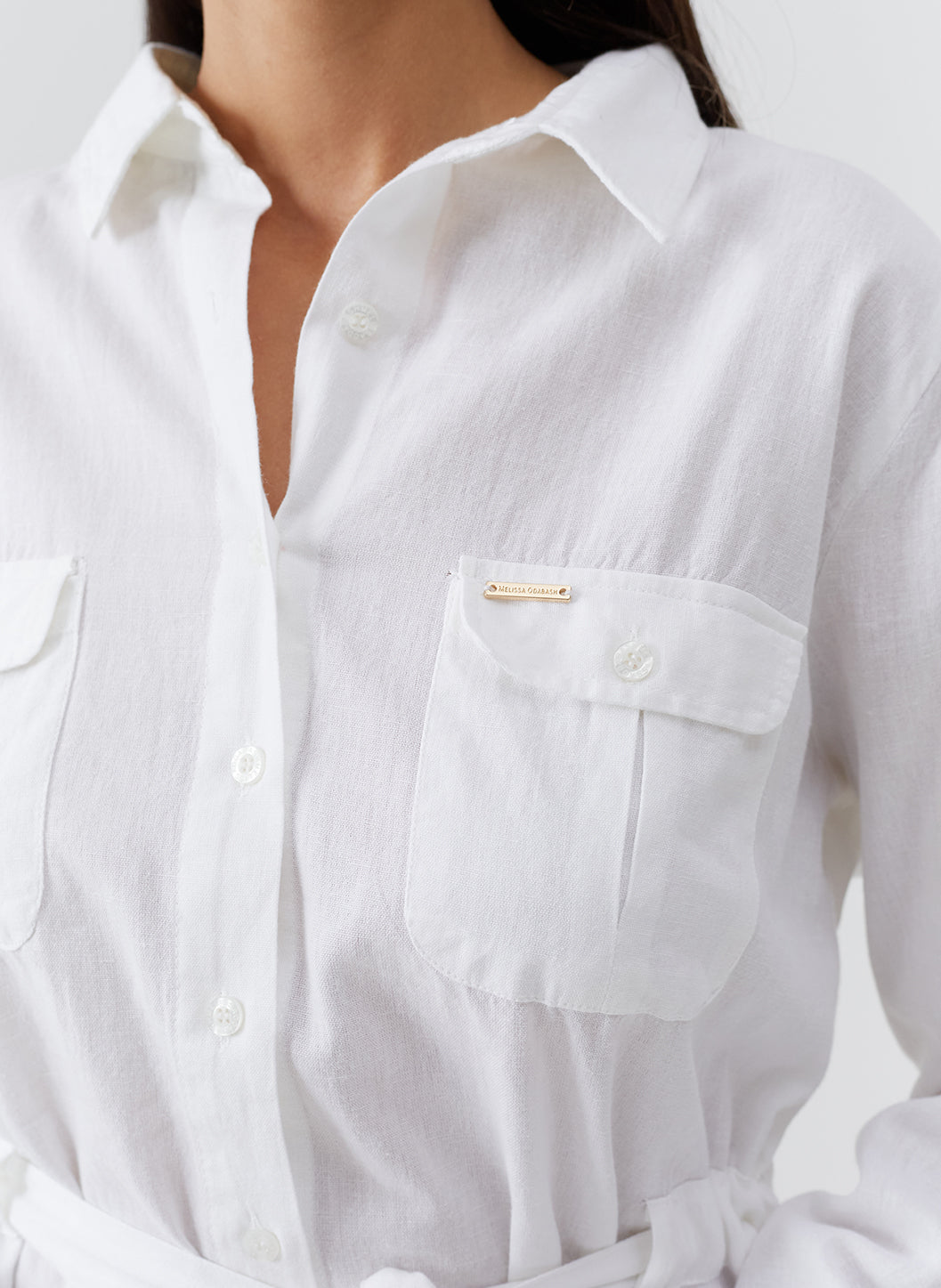Lacey White Short Shirt Dress | Official Site