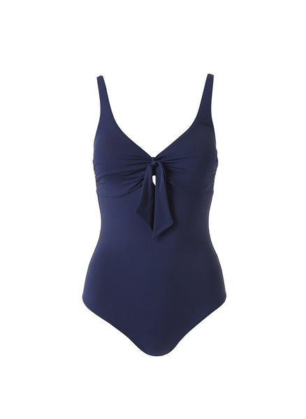 ＊韓国＊［MICHIKO LONDON］PK RIBBED SWIMSUIT NAVY S,M palermo-black-ribbed-one-