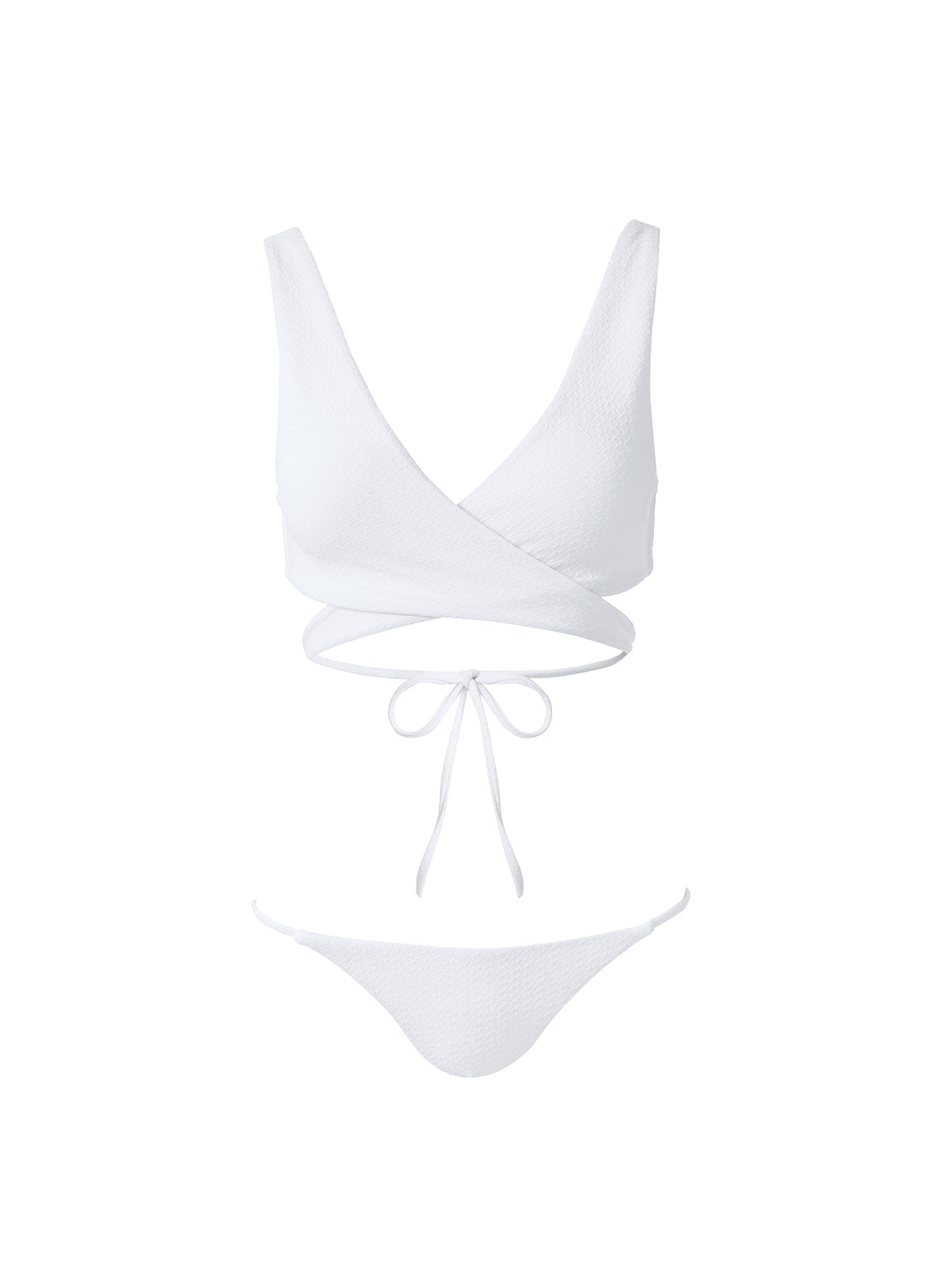 Livorno White Weave Bikini 2024 Cutout