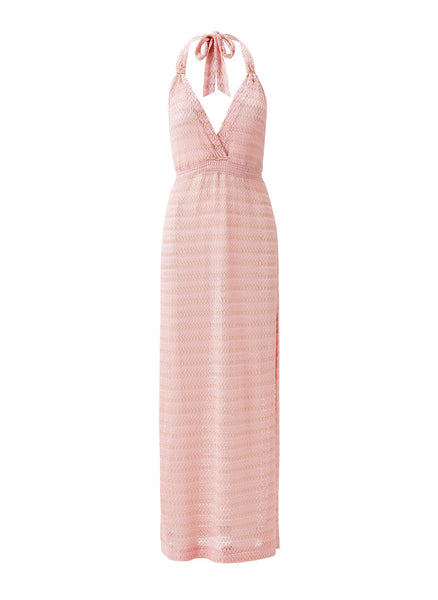 Mariah Rose Halter Maxi Knit Dress