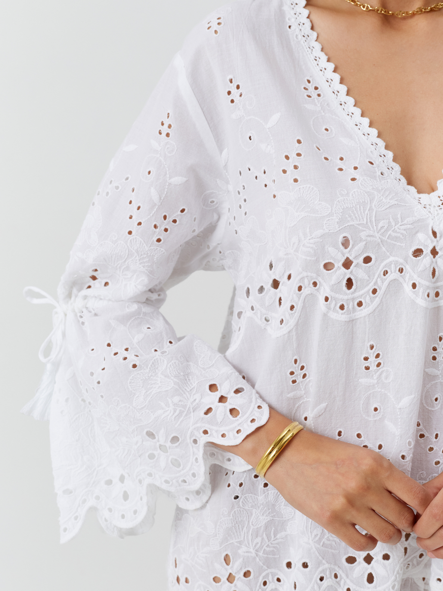 May White Skirt
